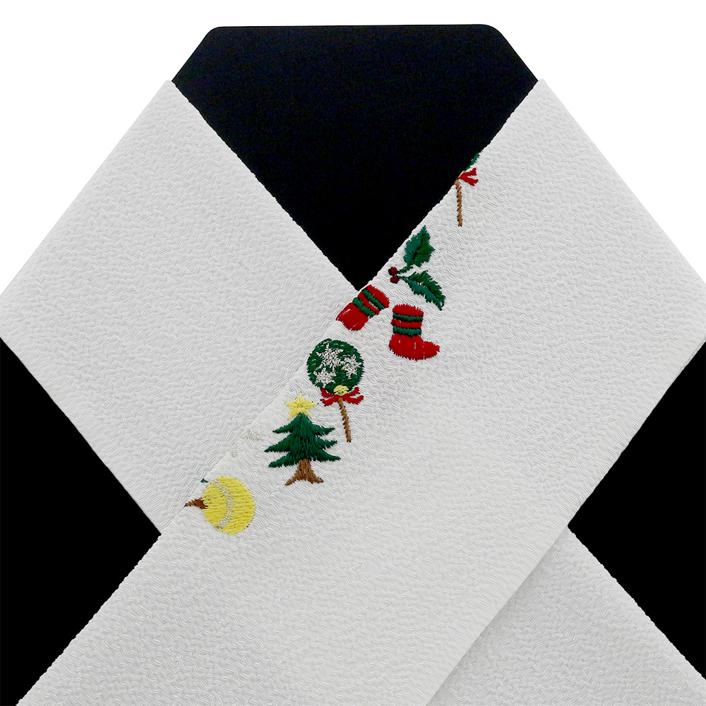 クリスマス刺繍半衿（ツリー）【ミヤコレ】