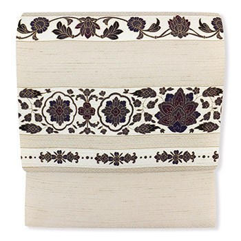 横段更紗：ベージュ