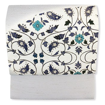 半円型更紗：グレー