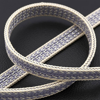 灰紫×アイボリー（銀）