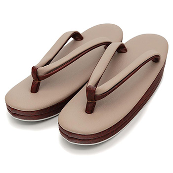 ローズグレー×マホガニーブラウン