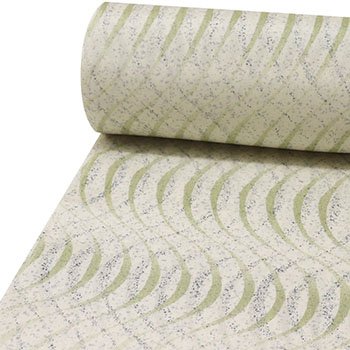 薄緑×アイボリー×青