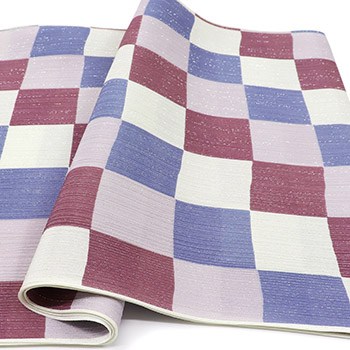 アイボリー×薄紫×青藤