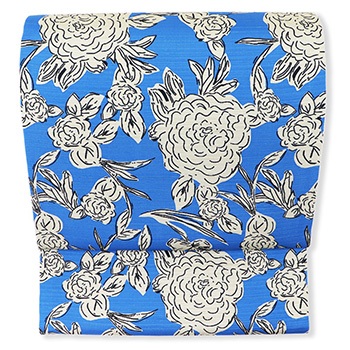 ブルー×アイボリー×ダークブラウン