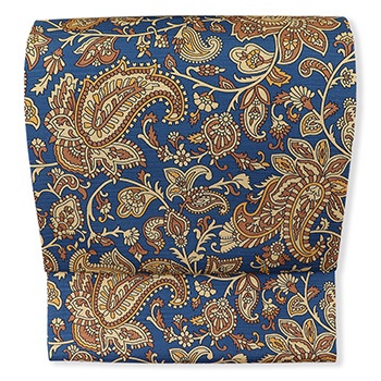 インディゴ×オレンジ×ブラウン