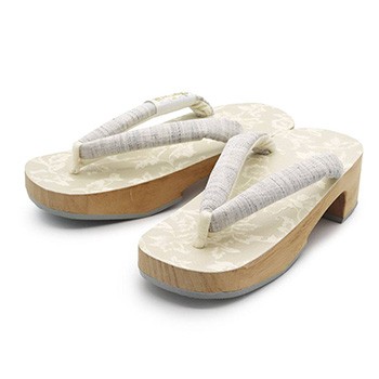 アイボリー×グレー