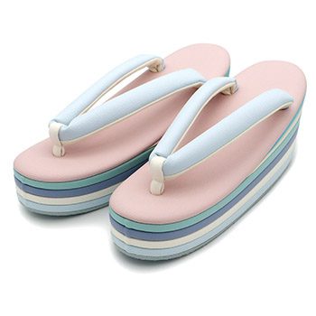 ピンク×パステルブルー