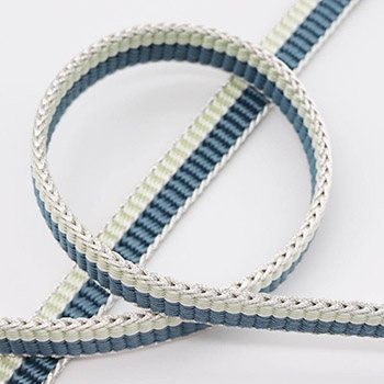 灰青×白緑（銀）