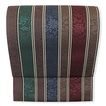 エンジ×濃青×深緑