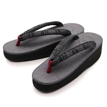 濃灰×黒（赤）