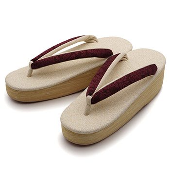 アイボリー×赤紫