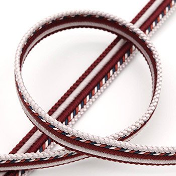 エンジ×青×薄灰