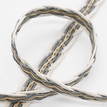 チョークブルー×ベージュ