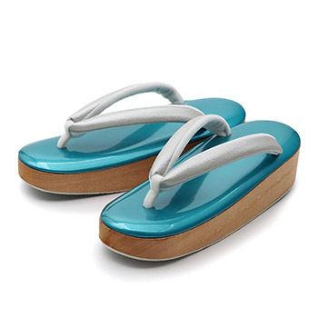 ターコイズ×薄グレー