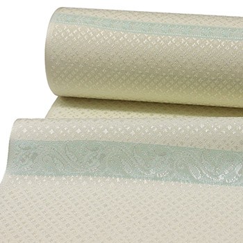 クリーム×水色