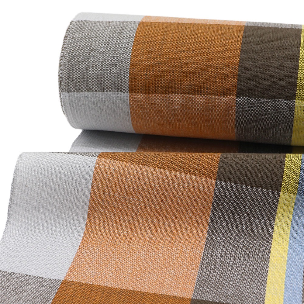 片貝木綿(格子)【紺仁】