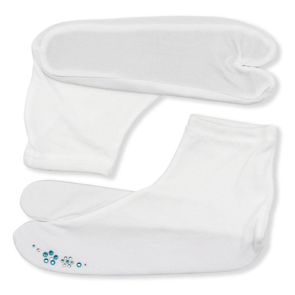 ストレッチ足袋(ラインストーン)『きらり小町』