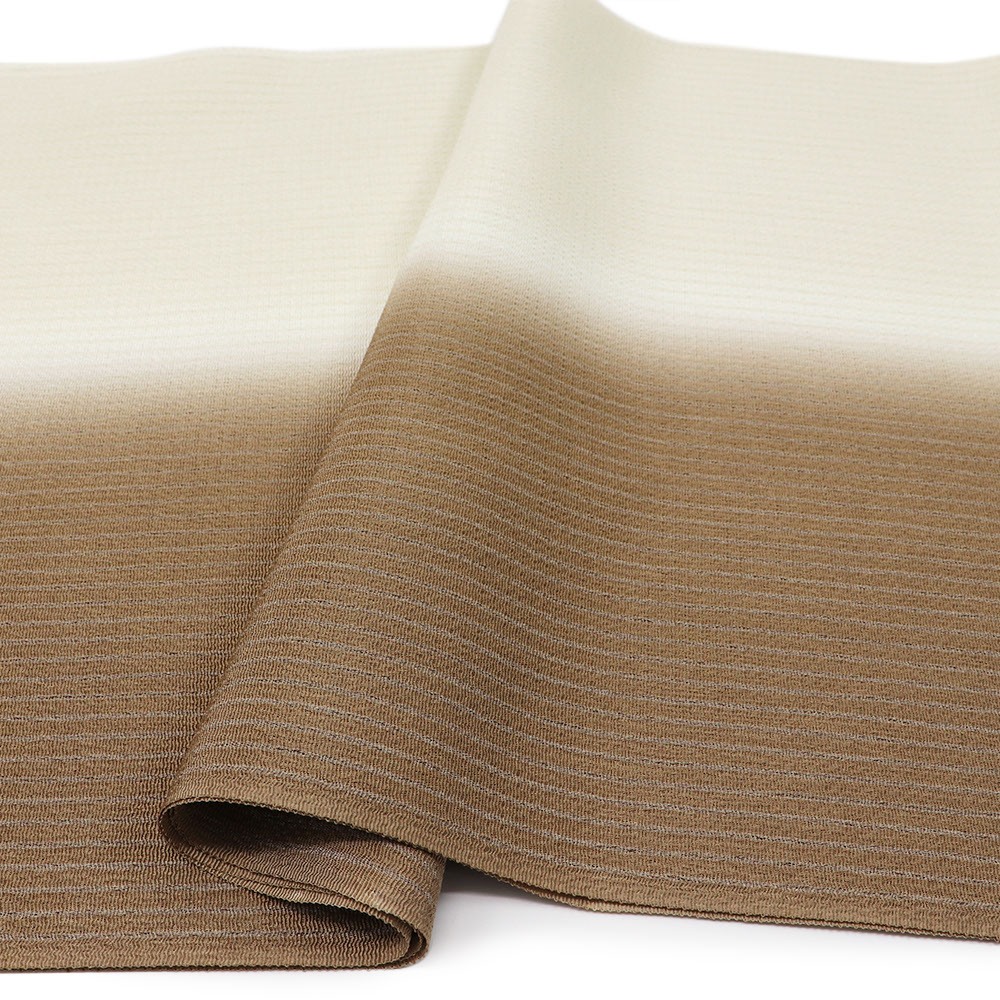 縦ぼかし帯揚(縞地紋)