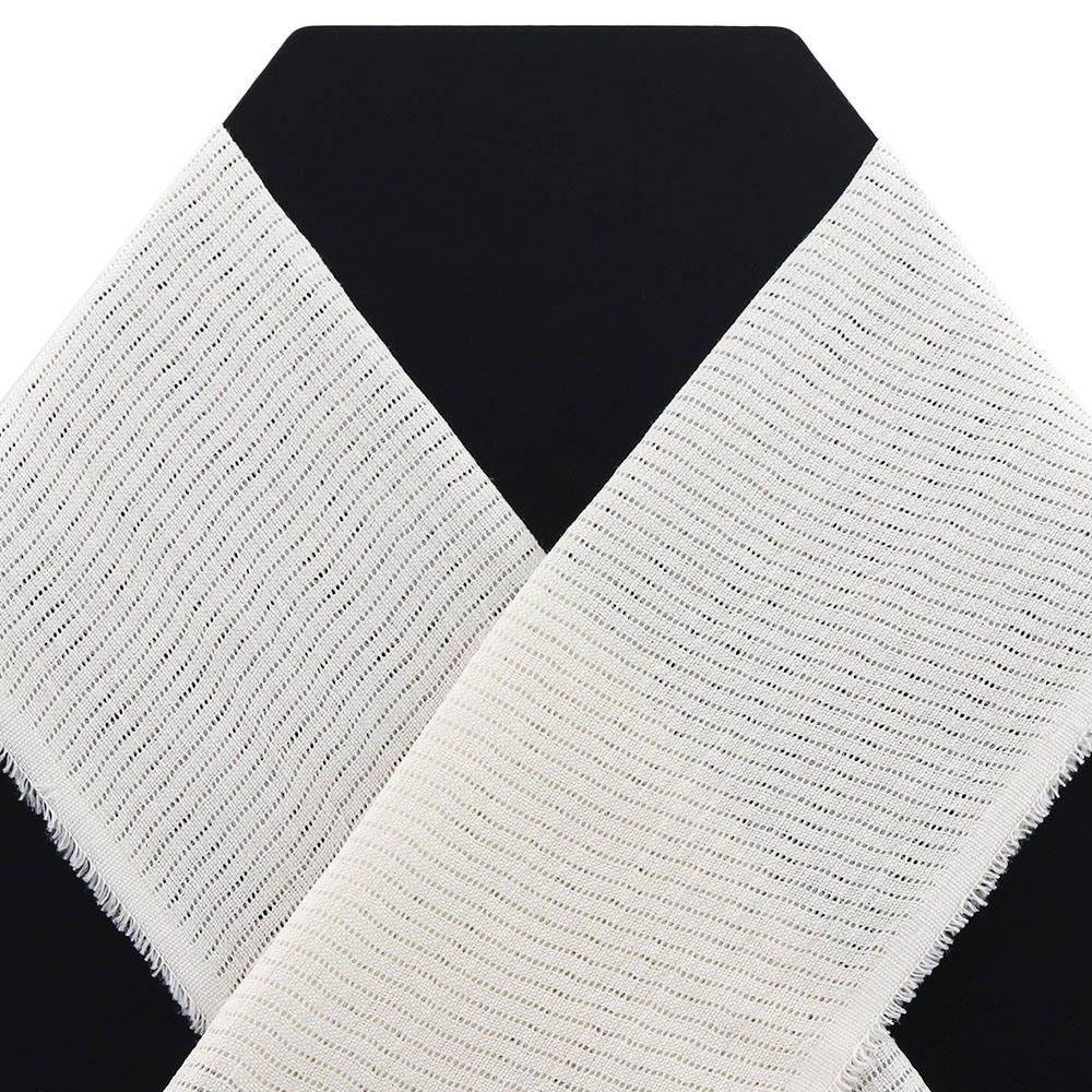 手もみ風本麻半衿【衿秀】