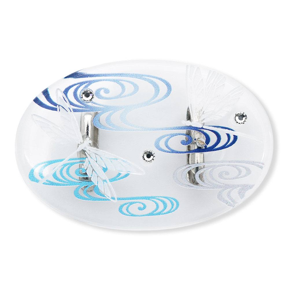 透かし帯留(観世水/蜻蛉)『花しおり』【大原商店】