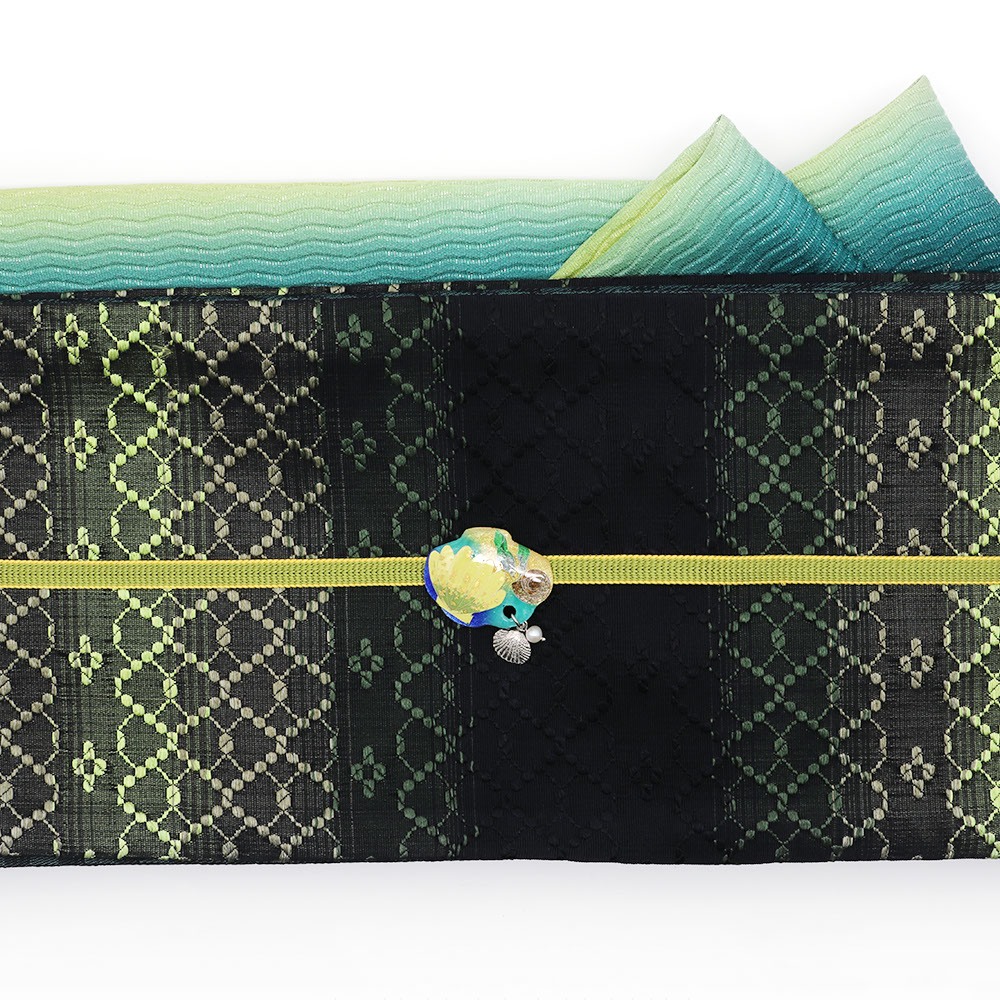 京七宝焼帯留『SHELL』【wayuplus×いち利モール】