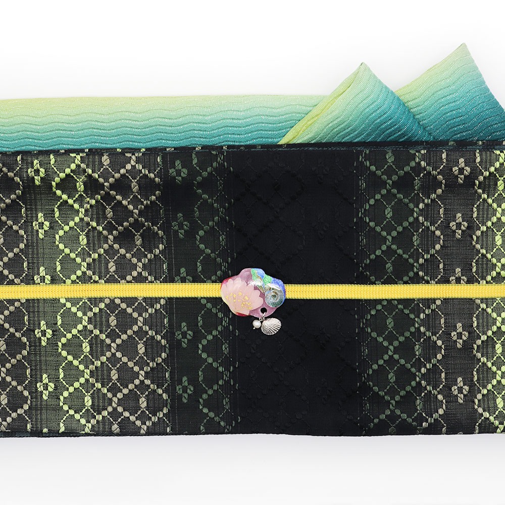 京七宝焼帯留『SHELL』【wayuplus×いち利モール】