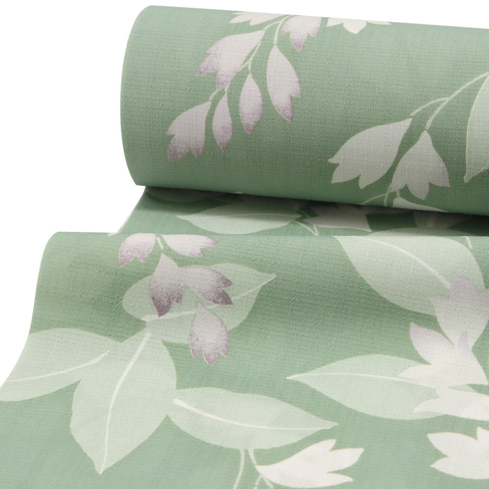 洗える着物(リョウブ)『加賀友禅浴衣図案』【東レセオα】