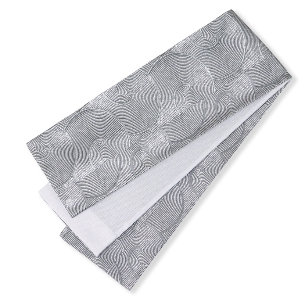 仕立て上がり半巾帯(渦美)【美術サロン】