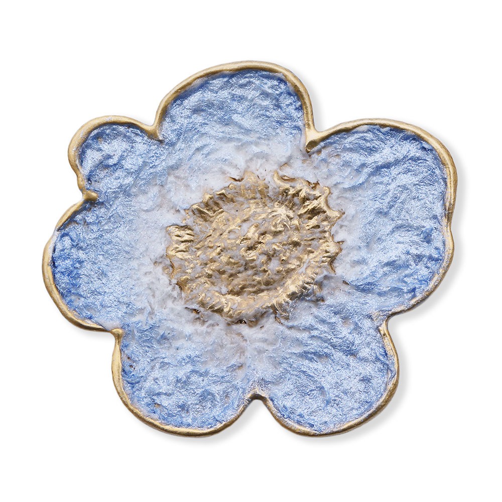 真鍮帯留(フラワー)