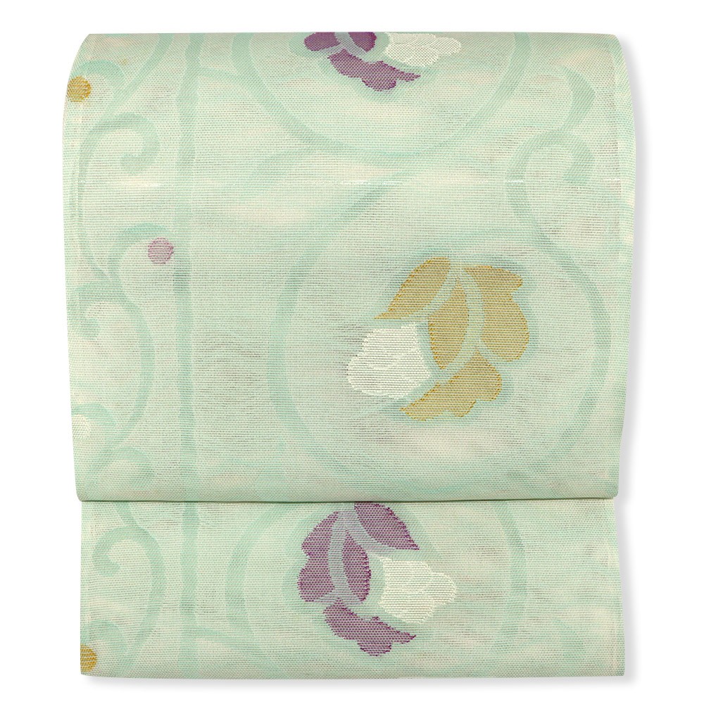 西陣夏袋帯『ギリシャ唐花』【帯屋捨松】