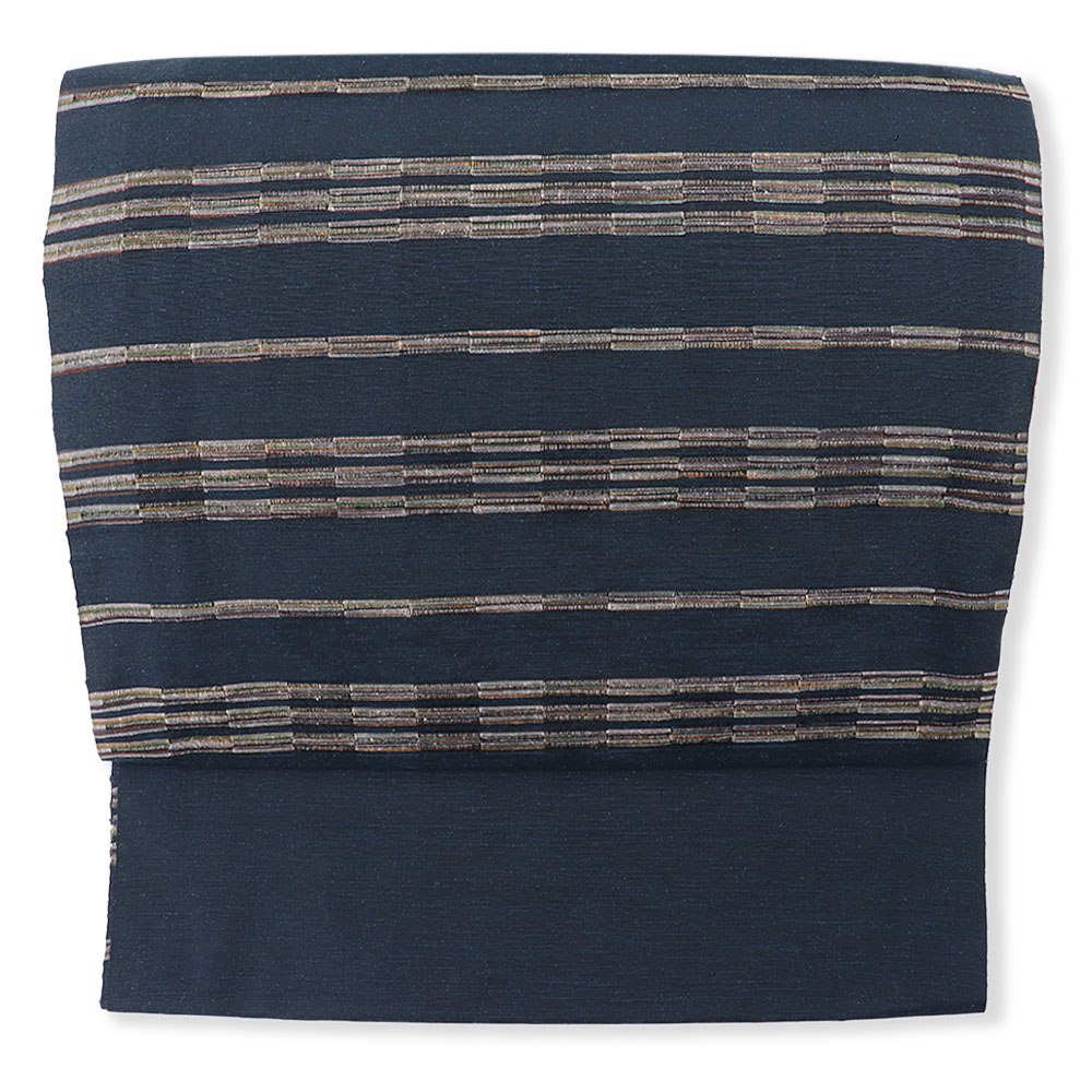 紬地九寸名古屋帯『浮華』【渡源織物】