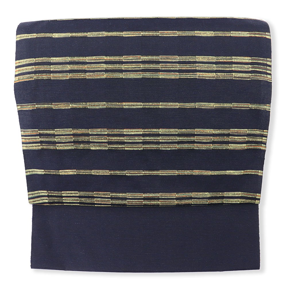 紬地九寸名古屋帯『浮華』【渡源織物】