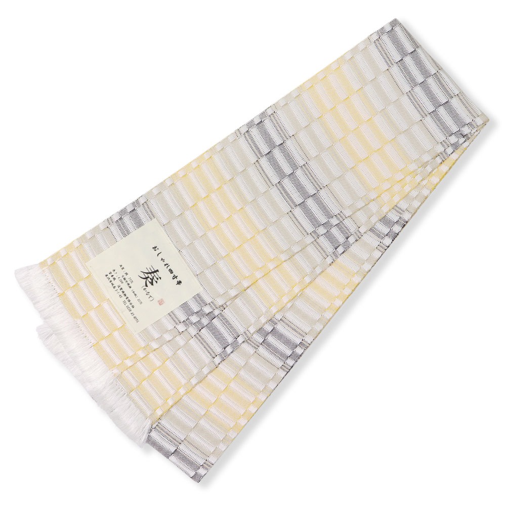 米沢四寸帯『奏』【近賢織物】