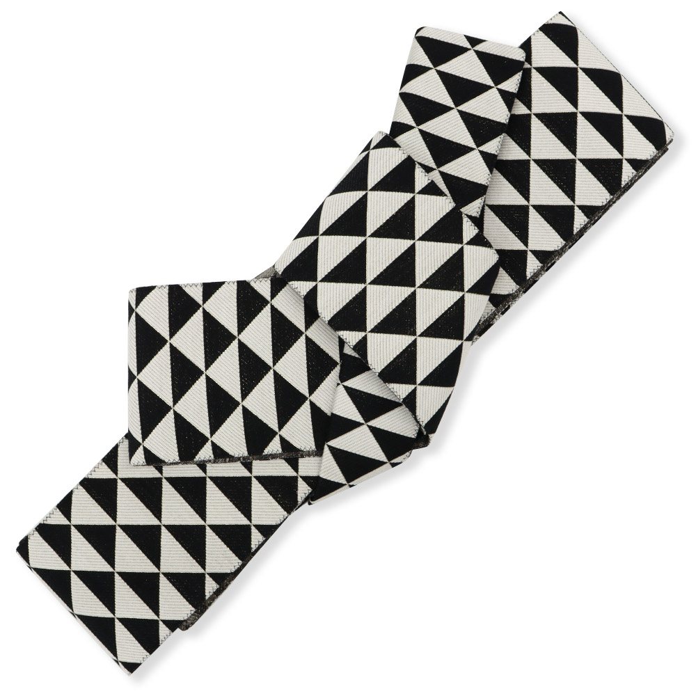 仕立て上がり西陣角帯(鱗/横段鱗)【佐々木染織】