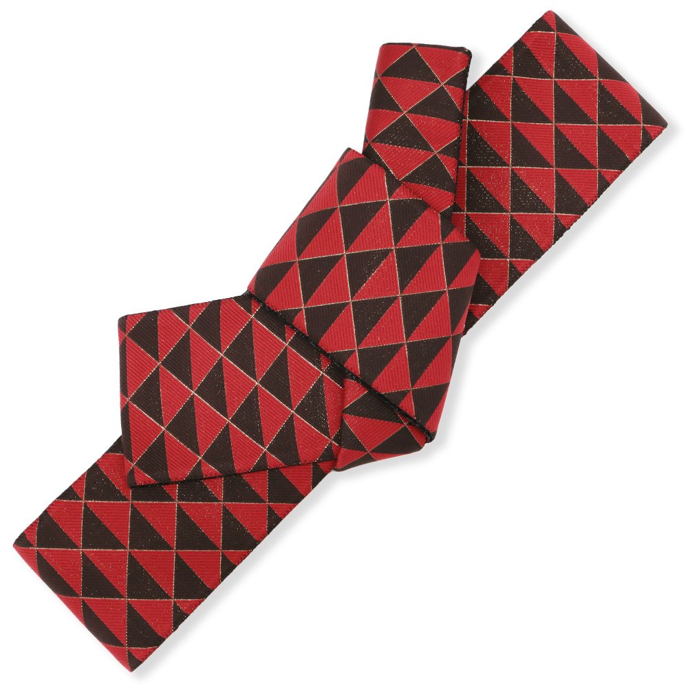 仕立て上がり西陣角帯(鱗/割付文様)【佐々木染織】