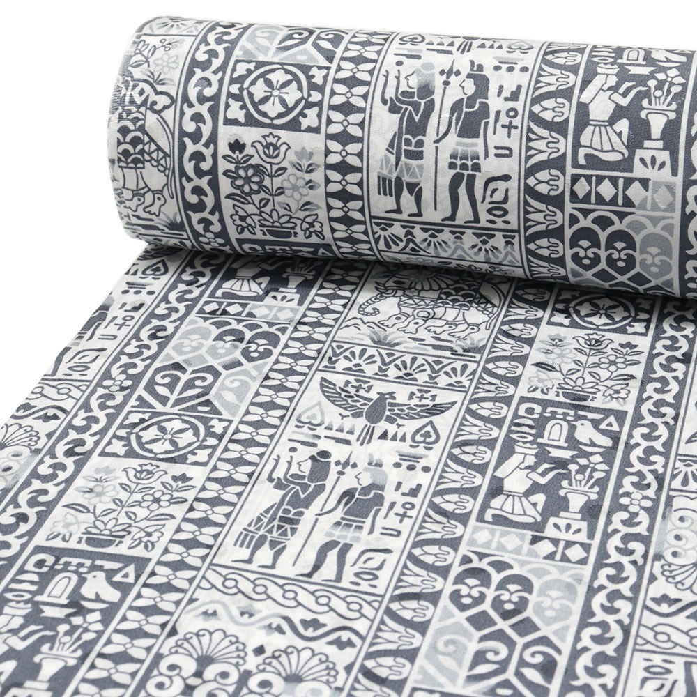 正絹長襦袢(エジプト文様)