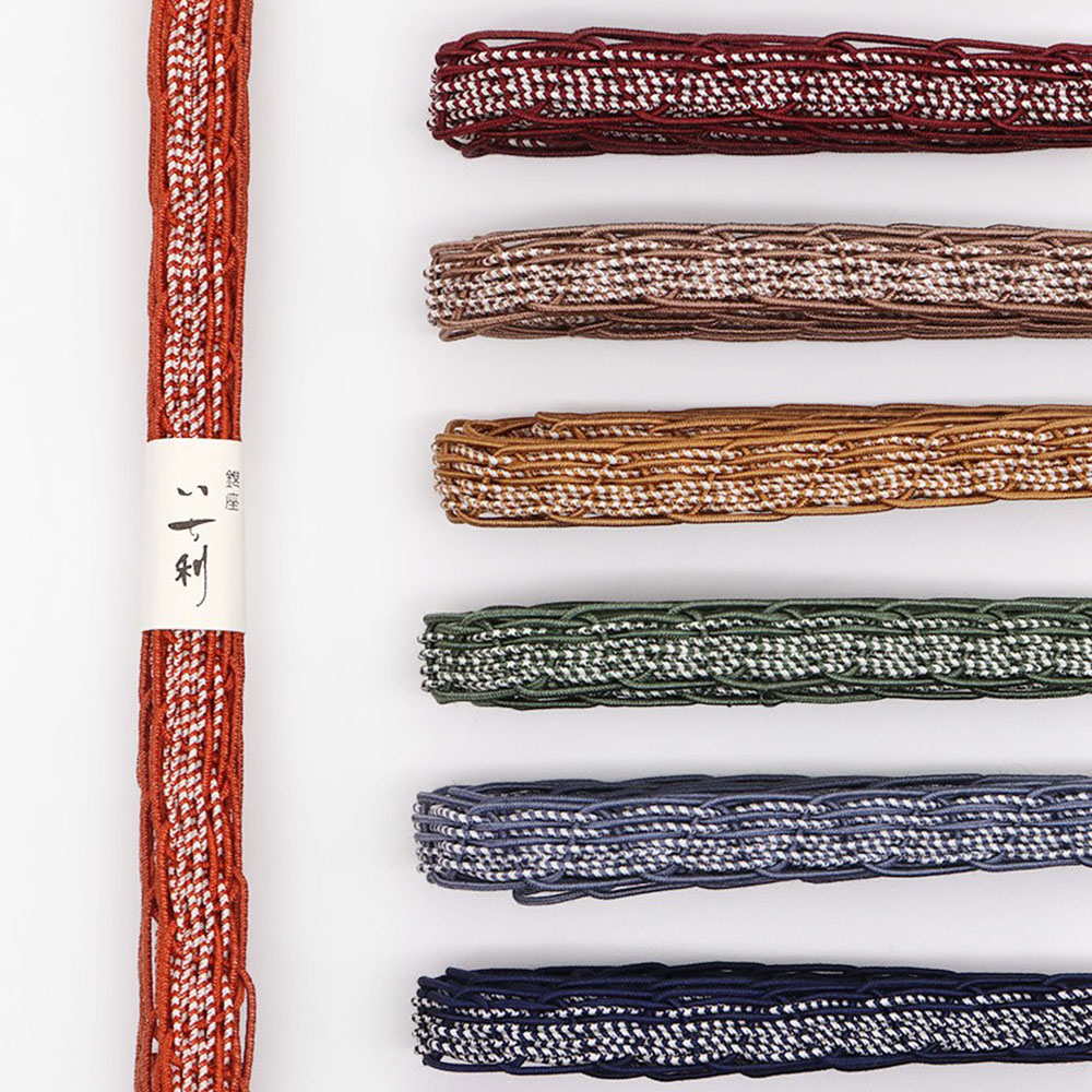 レース組み帯締(縞)