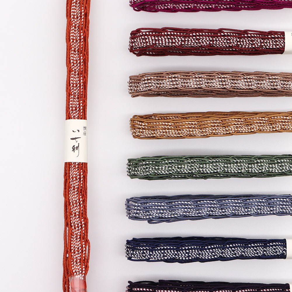 レース組み帯締(縞)