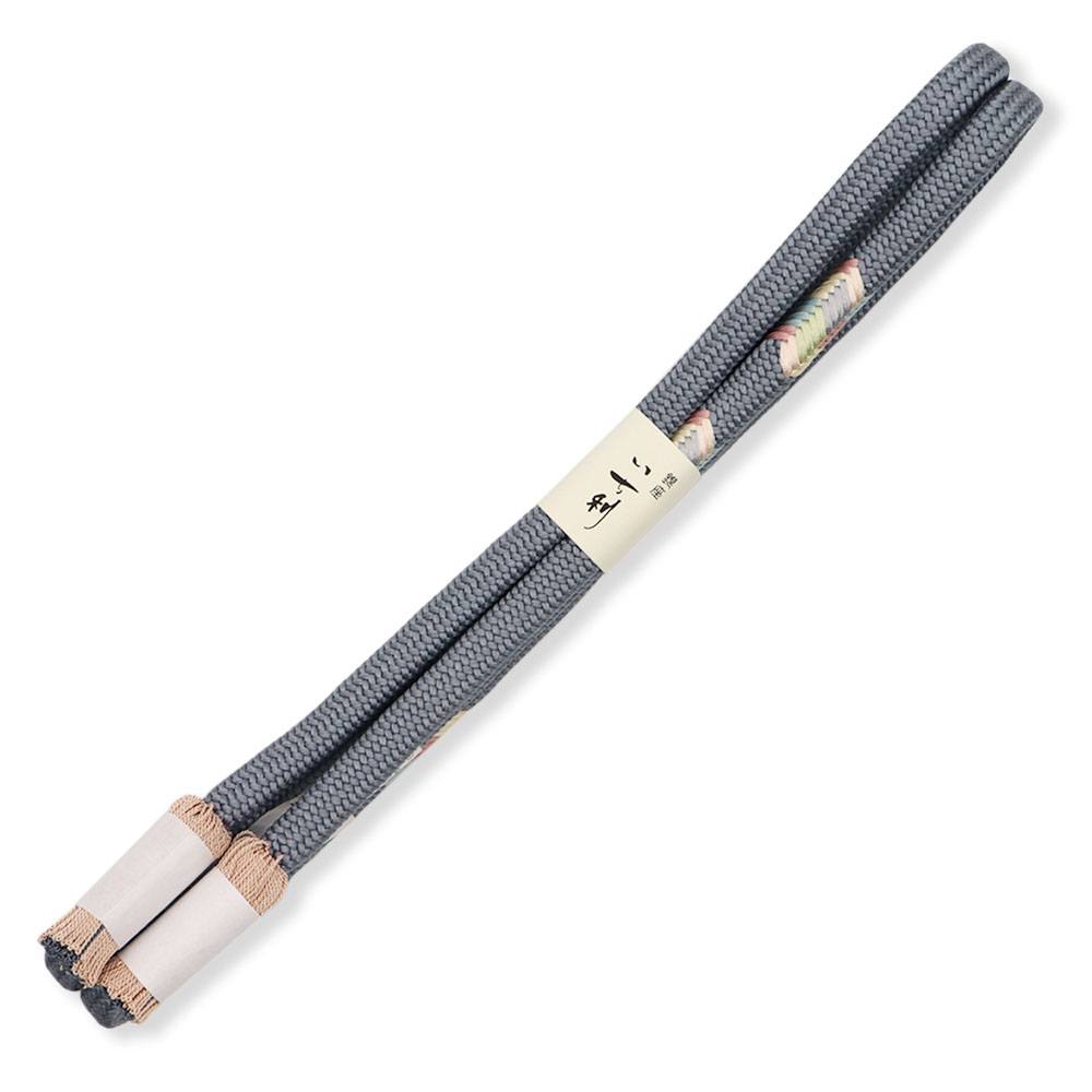 平組み撚り房帯締(片矢羽根)【加藤萬】