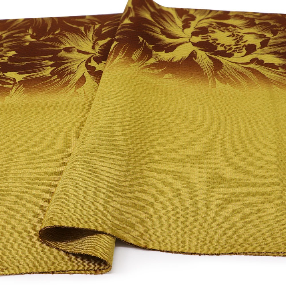 縦ぼかし帯揚(牡丹)【小室庵】