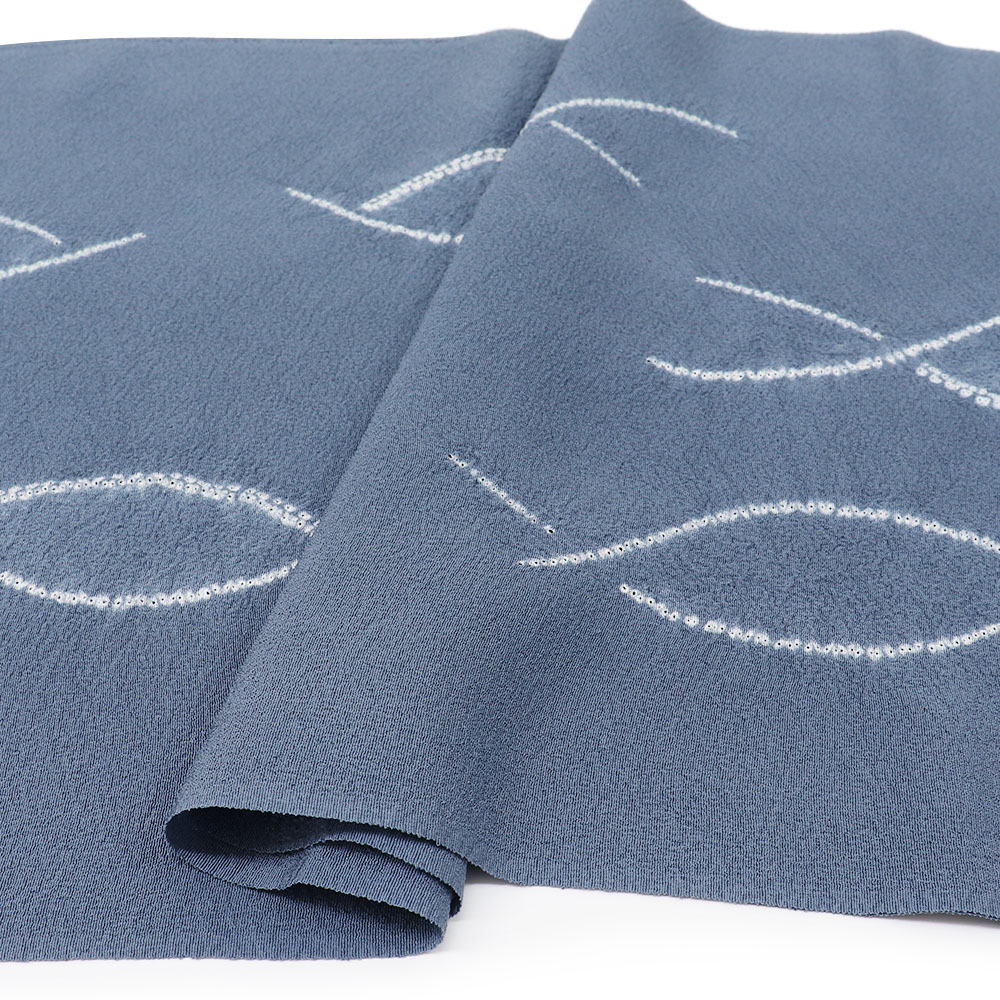 輪出し絞り帯揚(よろけ)【加藤萬】