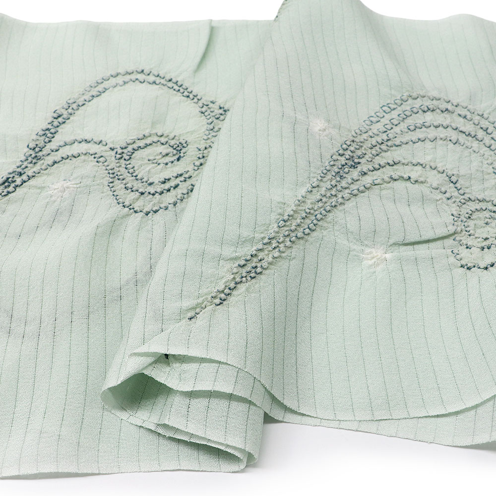 絽帯揚(渦文)【加藤萬】