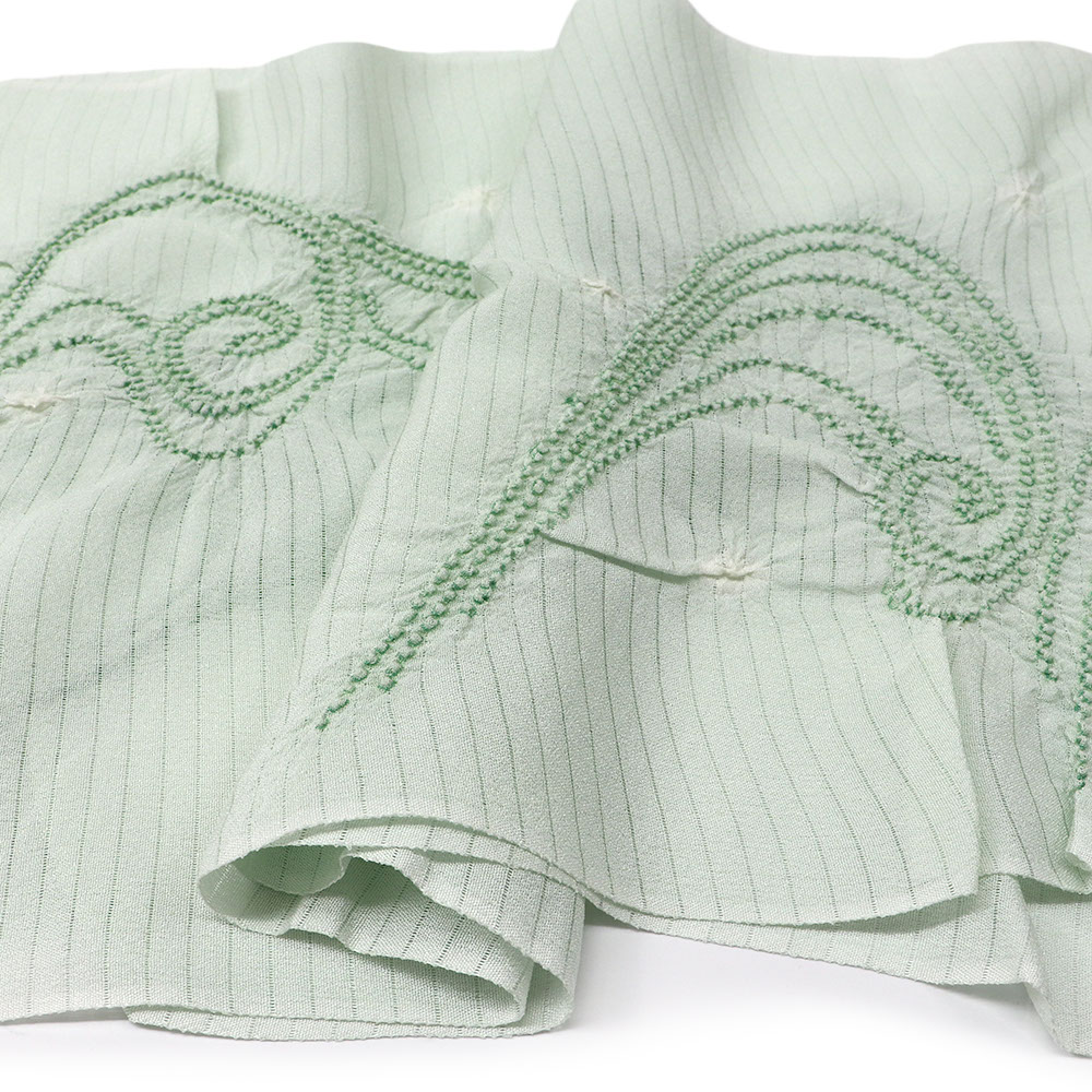 絽帯揚(渦文)【加藤萬】