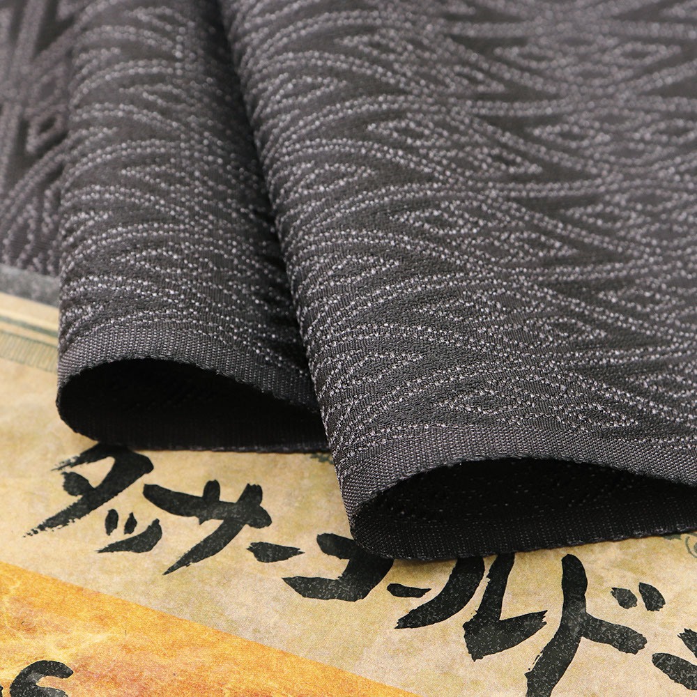 色無地(武田菱)『タッサーゴールドシルク』