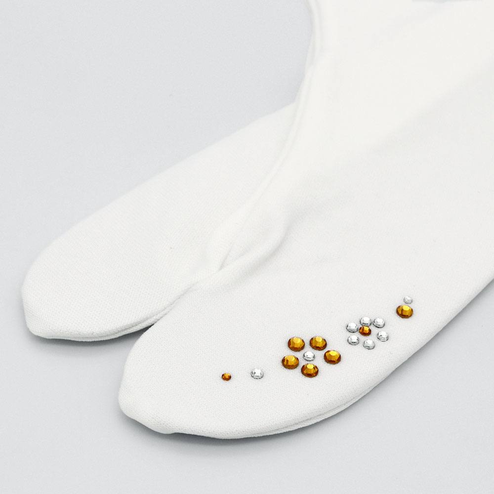 ストレッチ足袋(ラインストーン)『きらり小町』