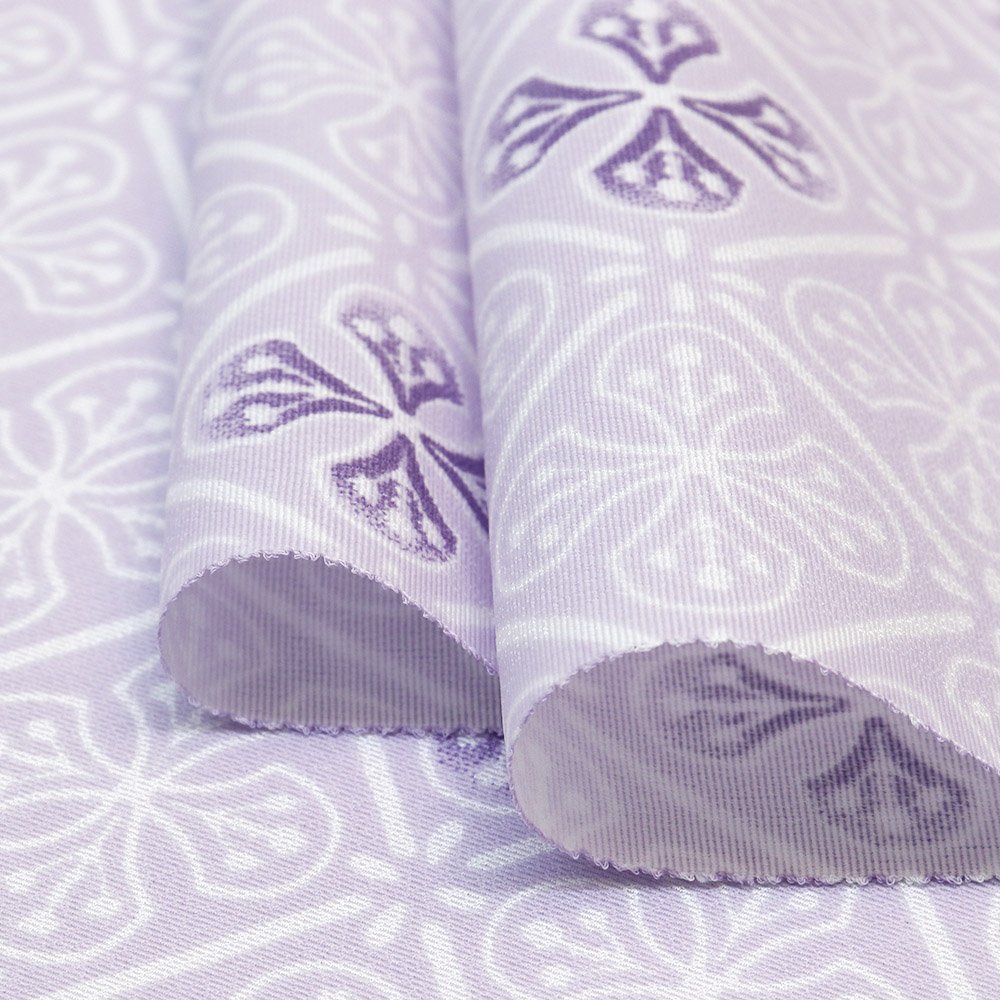 小紋（花菱）：紫