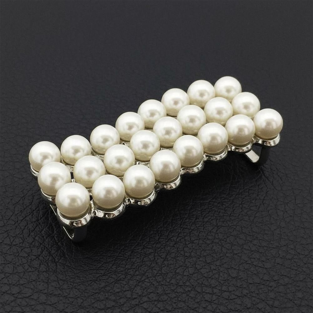 パール帯留(三連ウェーブ)『花しおり』【大原商店】