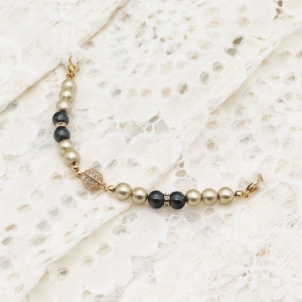 マグネット式コットンパール羽織紐【いち利モールオリジナル】