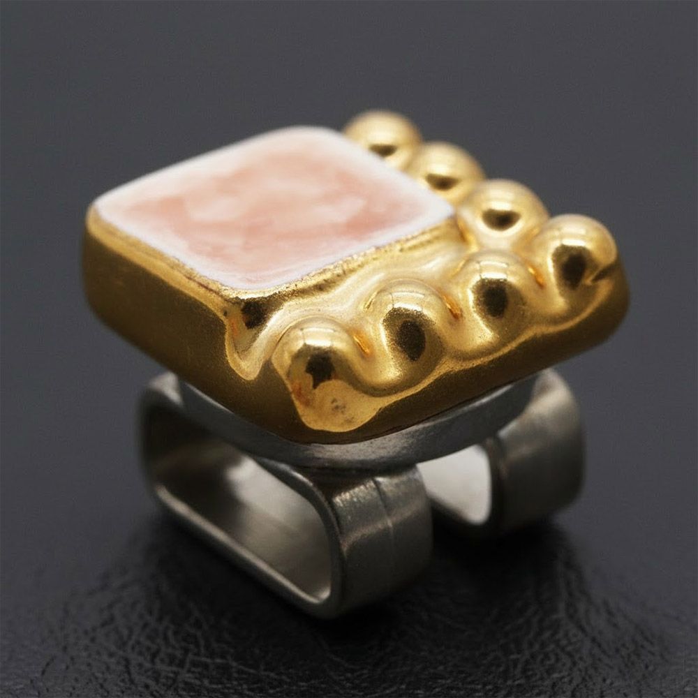 美濃焼帯留(ミニスクエア)【七窯社】