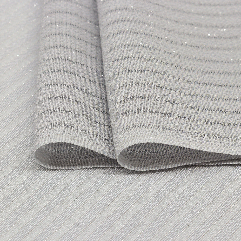 草木染め縦絽帯揚(銀通し)